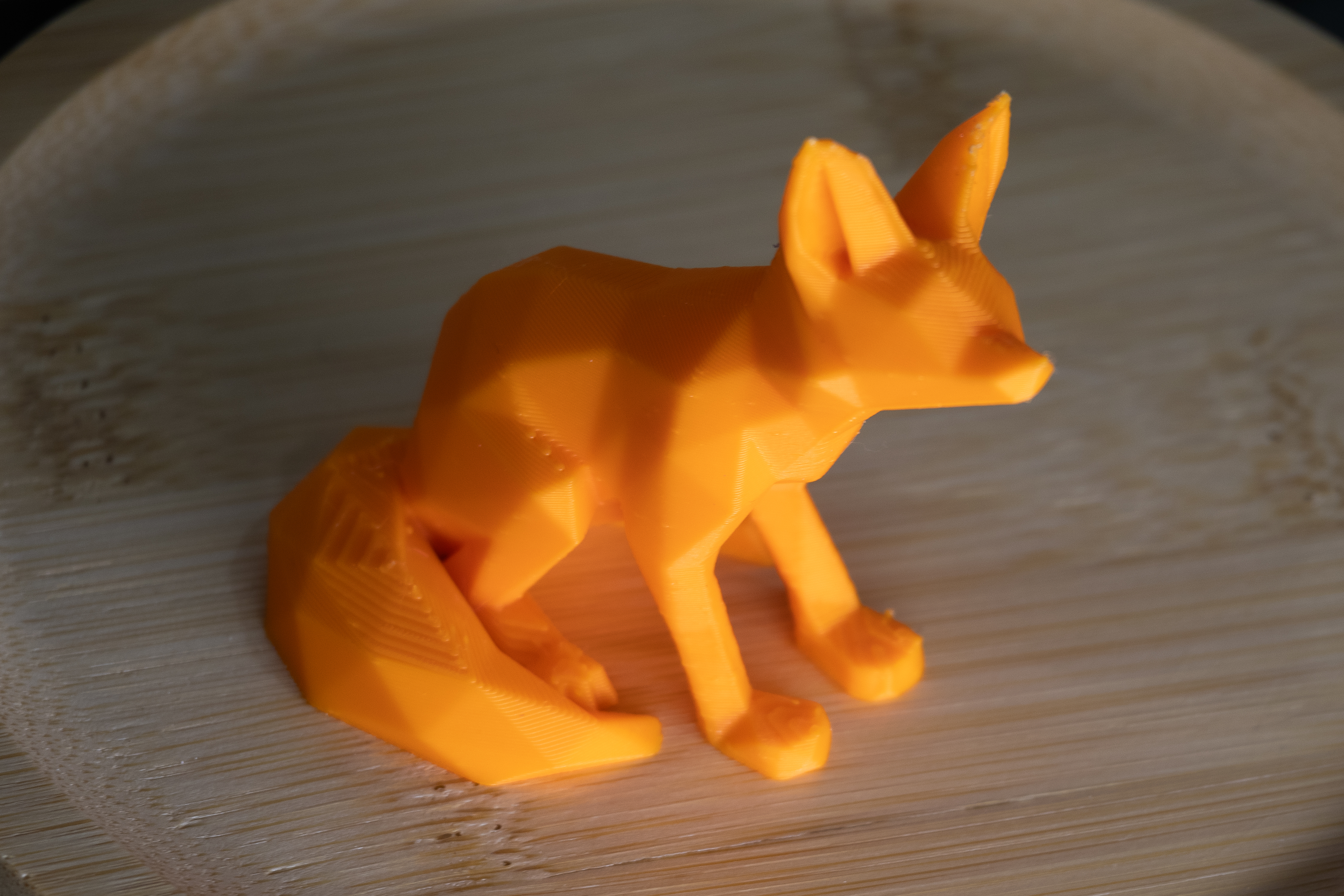 Low-Poly Fox Figure