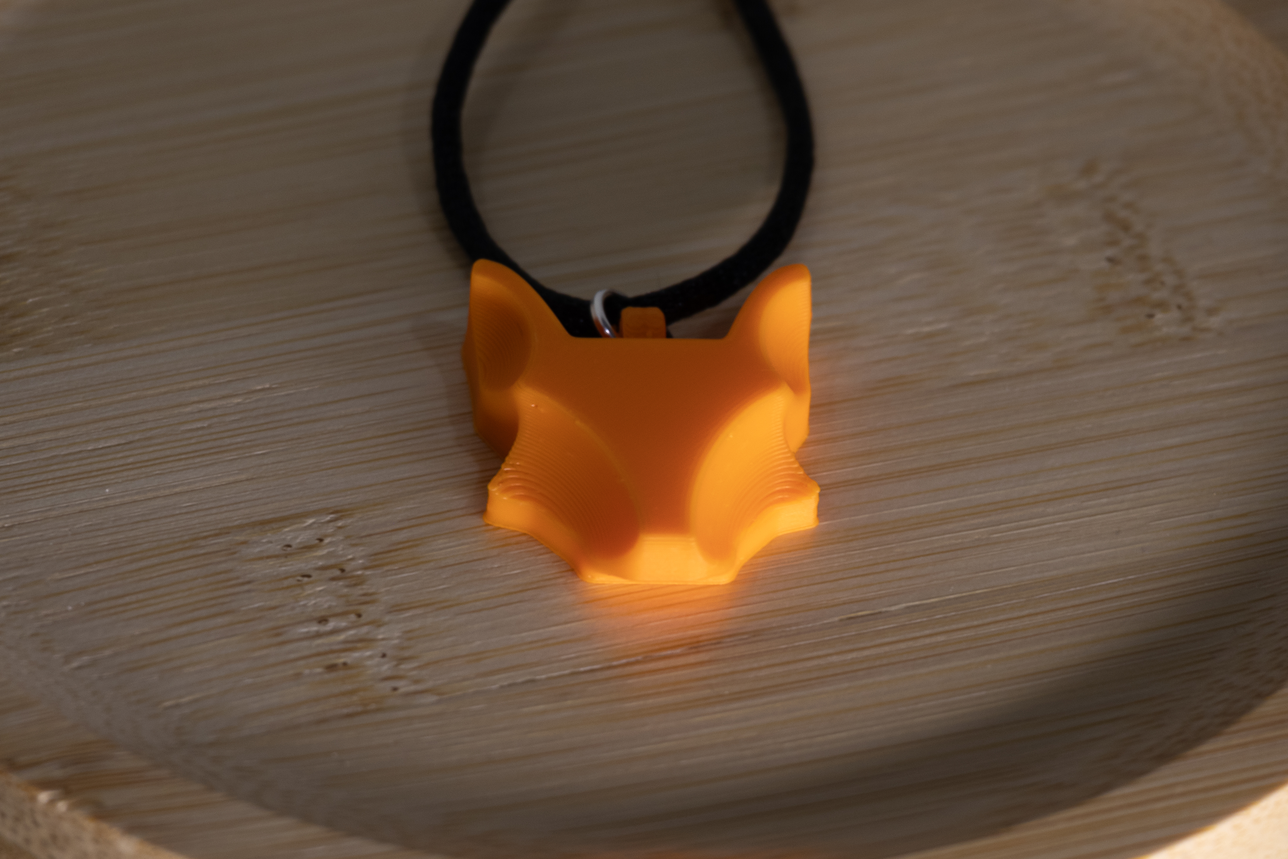 Low Poly Fox Pendant